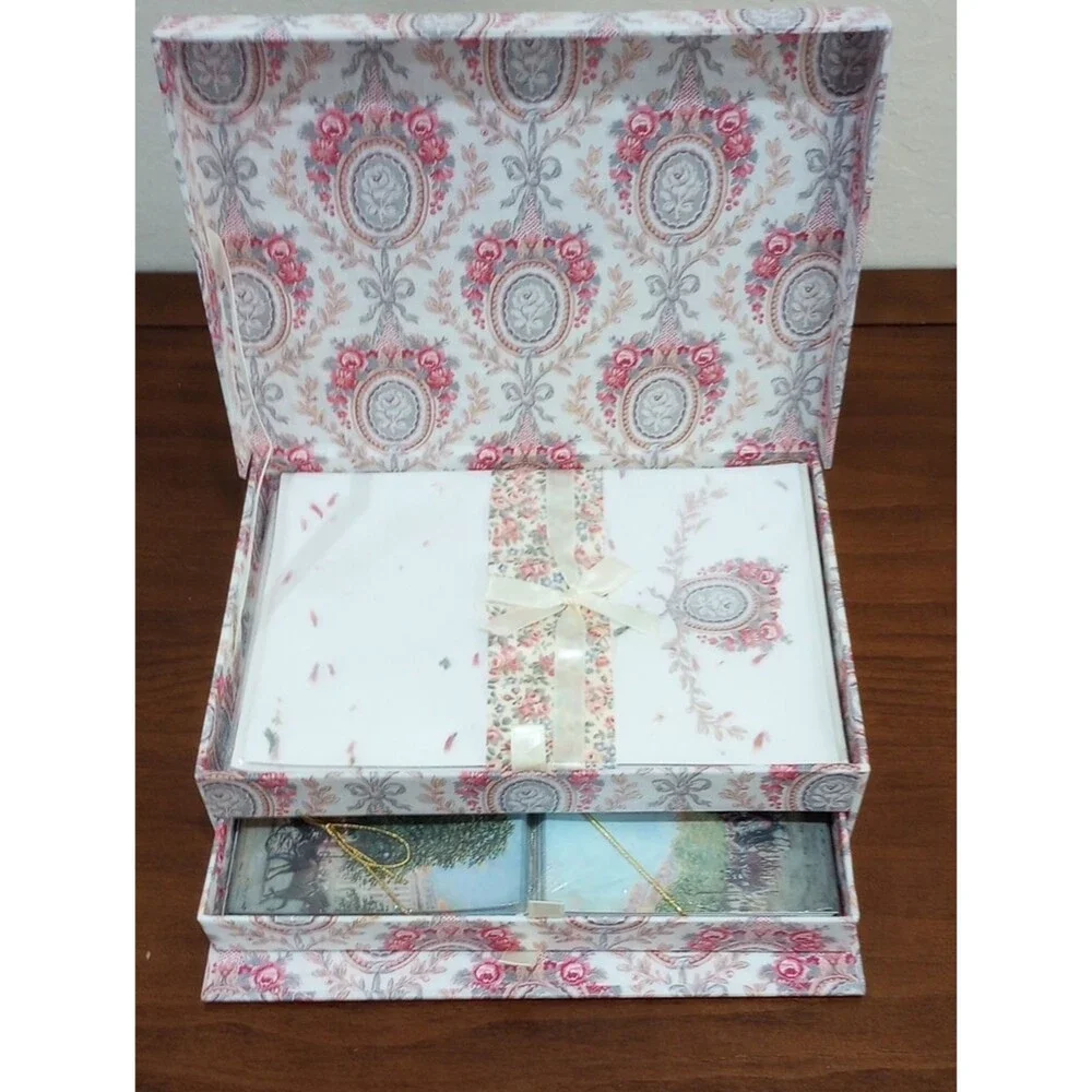 French Stationery Set With Cards and Letterhead - Vintage!